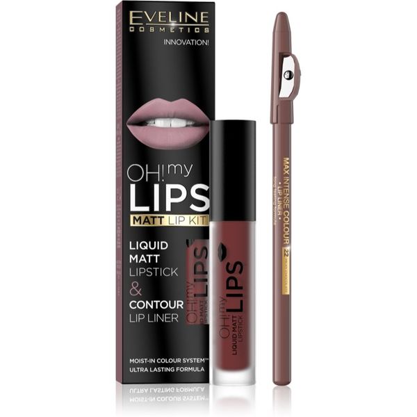 Eveline Cosmetics Eveline Cosmetics OH! my LIPS Matt set za ustnice 16 2 kos