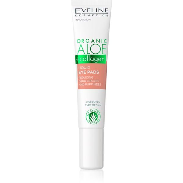Eveline Cosmetics Eveline Cosmetics Organic Aloe+Collagen gel za predel okoli oči proti oteklinam in temnim kolobarjem 20 ml