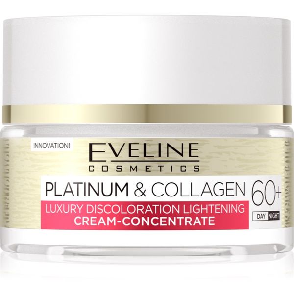 Eveline Cosmetics Eveline Cosmetics Platinum & Collagen dnevna in nočna krema proti gubam 60+ 50 ml