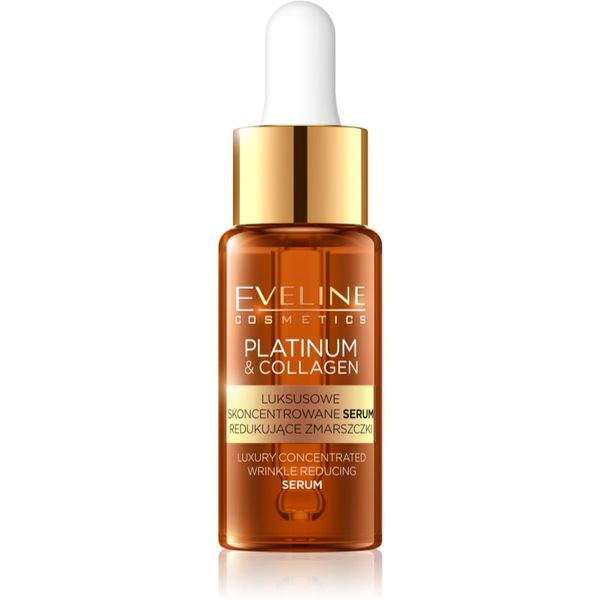 Eveline Cosmetics Eveline Cosmetics Platinum & Collagen koncentrirani serum proti gubam 18 ml