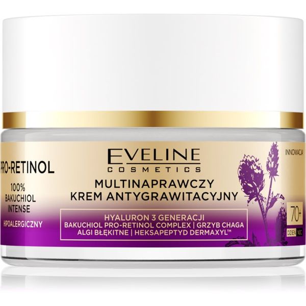 Eveline Cosmetics Eveline Cosmetics Pro-Retinol 100% Bakuchiol Intense intenzivna vlažilna in revitalizacijska krema 70+ 50 ml