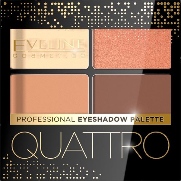 Eveline Cosmetics Eveline Cosmetics Quattro paleta senčil za oči odtenek 01 3,2 g