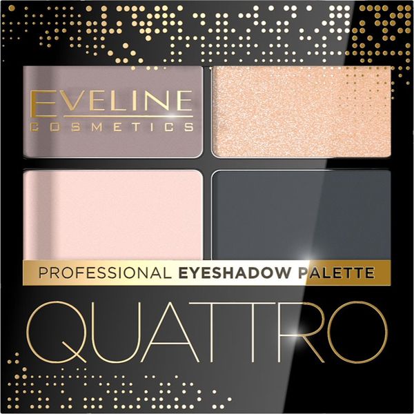 Eveline Cosmetics Eveline Cosmetics Quattro paleta senčil za oči odtenek 02 3,2 g