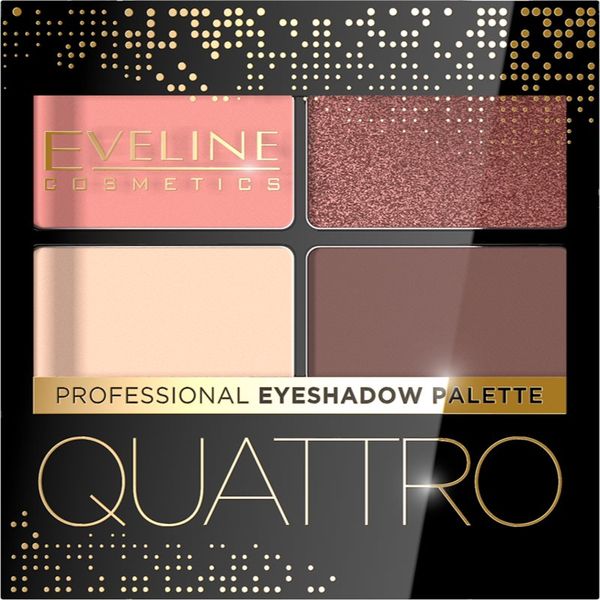 Eveline Cosmetics Eveline Cosmetics Quattro paleta senčil za oči odtenek 06 3,2 g