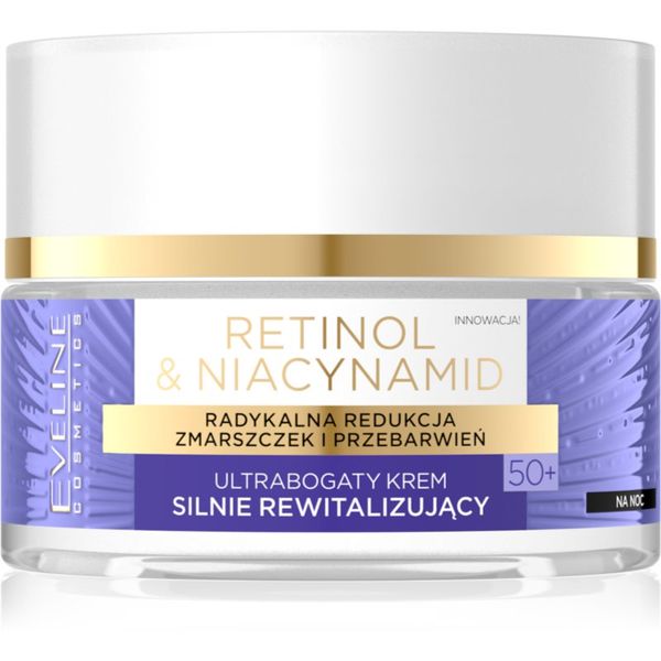 Eveline Cosmetics Eveline Cosmetics Retinol & Niacynamid revitalizacijska nočna krema 50+ 50 ml