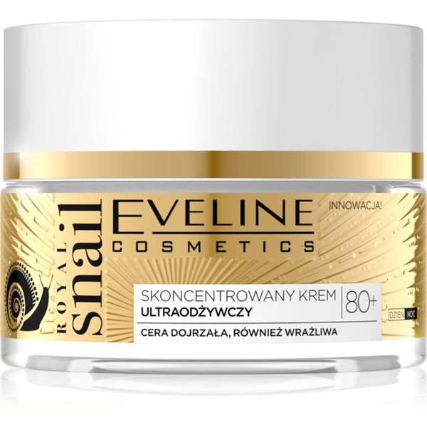 Eveline Cosmetics Eveline Cosmetics Royal Snail intenzivno hranilna krema za globoke gube 80+ 50 ml