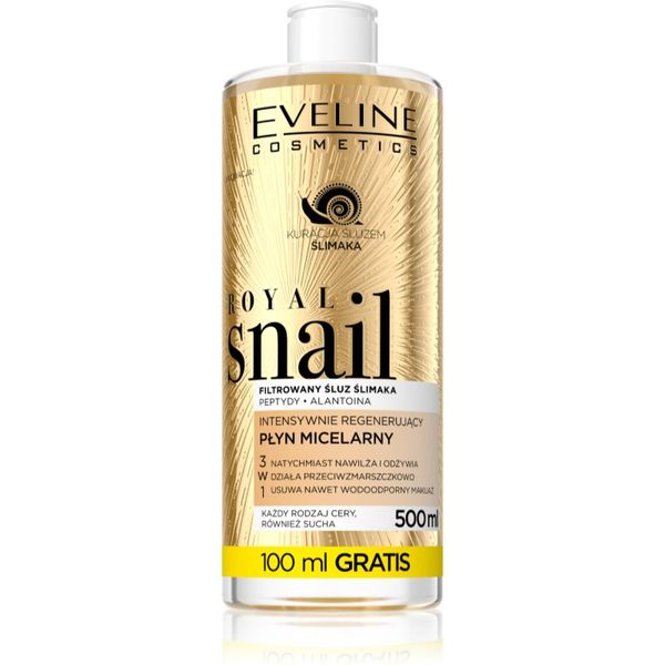 Eveline Cosmetics Eveline Cosmetics Royal Snail micelarna voda z regeneracijskim učinkom 500 ml