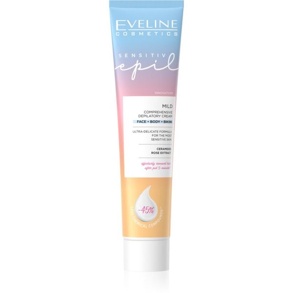 Eveline Cosmetics Eveline Cosmetics Sensitive Epil depilacijska krema za telo za občutljivo kožo 125 ml