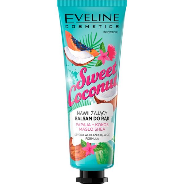 Eveline Cosmetics Eveline Cosmetics Sweet Coconut negovalni balzam za roke 50 ml