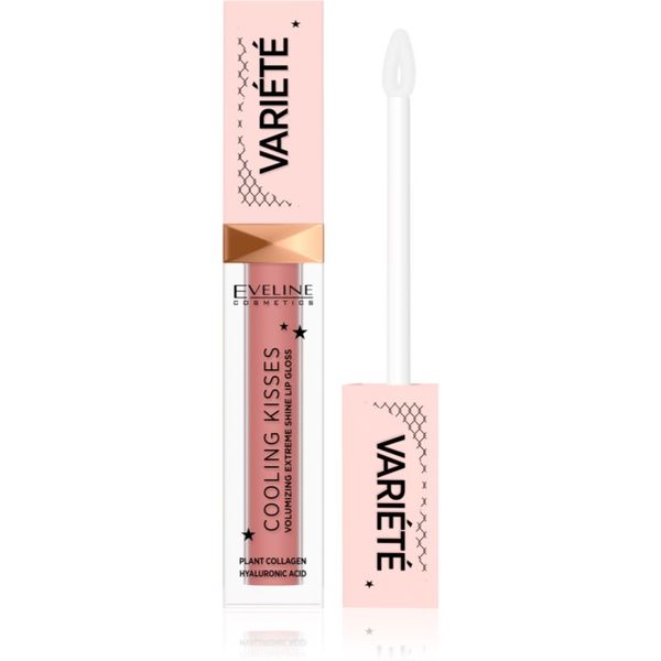 Eveline Cosmetics Eveline Cosmetics Variété Cooling Kisses vlažilni sijaj za ustnice s hladilnim učinkom odtenek 03 Star Glow 6,8 ml