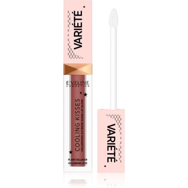 Eveline Cosmetics Eveline Cosmetics Variété Cooling Kisses vlažilni sijaj za ustnice s hladilnim učinkom odtenek 04 Candy Girl 6,8 ml