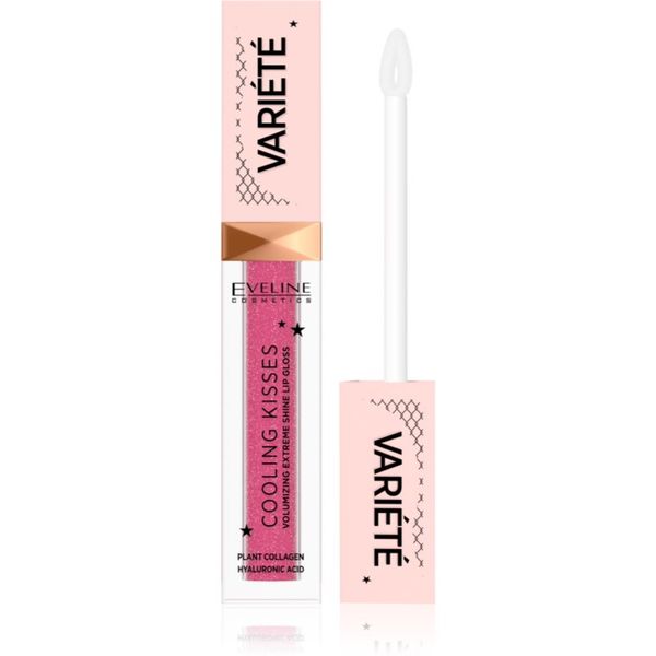 Eveline Cosmetics Eveline Cosmetics Variété Cooling Kisses vlažilni sijaj za ustnice s hladilnim učinkom odtenek 06 Amazing Kiss 6,8 ml