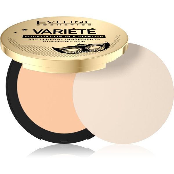 Eveline Cosmetics Eveline Cosmetics Variété mineralni kompaktni puder z aplikatorjem odtenek 02 Natural 8 g