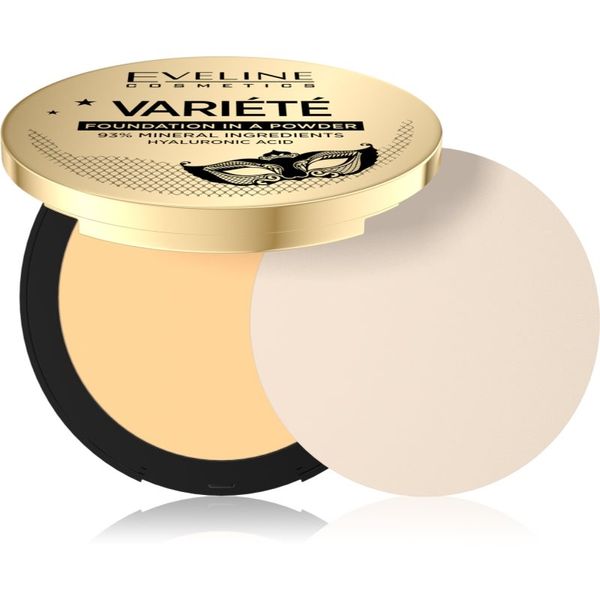 Eveline Cosmetics Eveline Cosmetics Variété mineralni kompaktni puder z aplikatorjem odtenek 03 Light Vanilla 8 g