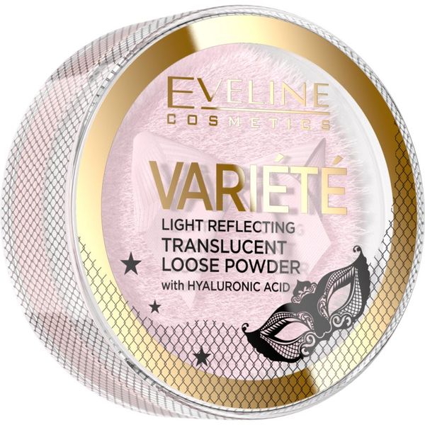 Eveline Cosmetics Eveline Cosmetics Variété transparentni puder v prahu z aplikatorjem 6 g