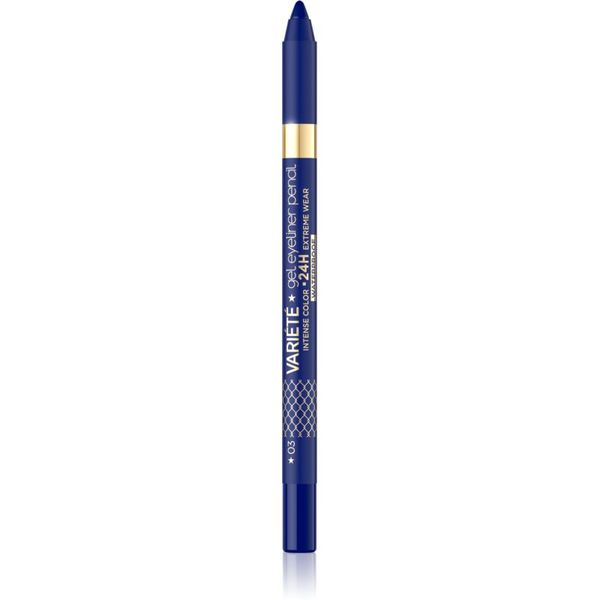 Eveline Cosmetics Eveline Cosmetics Variété vodoodporni gel svinčnik za oči odtenek 03 Blue 1 kos