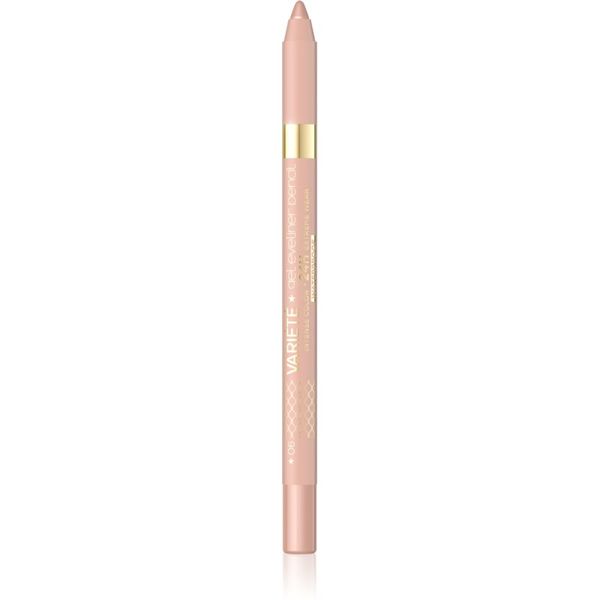 Eveline Cosmetics Eveline Cosmetics Variété vodoodporni gel svinčnik za oči odtenek 06 Sparkling Wine 1 kos