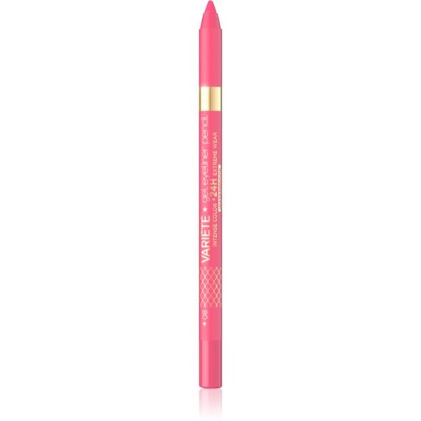 Eveline Cosmetics Eveline Cosmetics Variété vodoodporni gel svinčnik za oči odtenek 09 Pink 1 kos