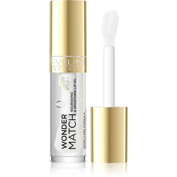 Eveline Cosmetics Eveline Cosmetics Wonder Match hranilno olje za ustnice odtenek 01 Transparent 5 ml