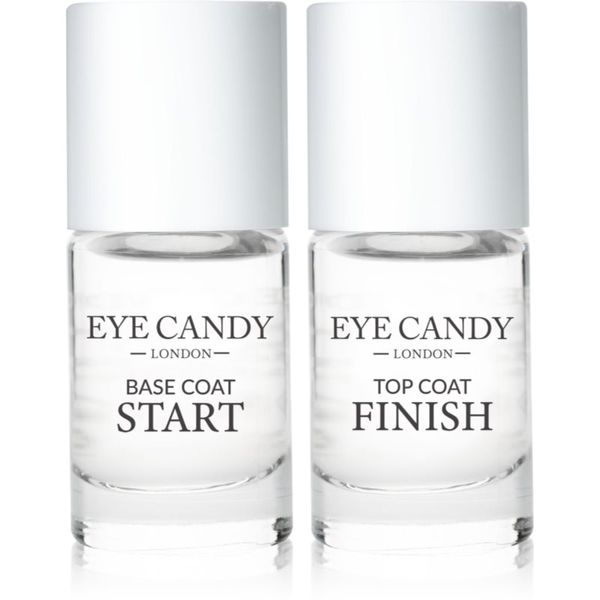 Eye Candy Eye Candy Gel Nail Wrap System gel nadlak za nohte brez uporabe UV- ali LED-svetilke 2x10 ml