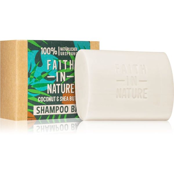 Faith In Nature Faith In Nature Coconut & Shea Butter organski trdi šampon ki dodaja hidracijo in sijaj 85 g