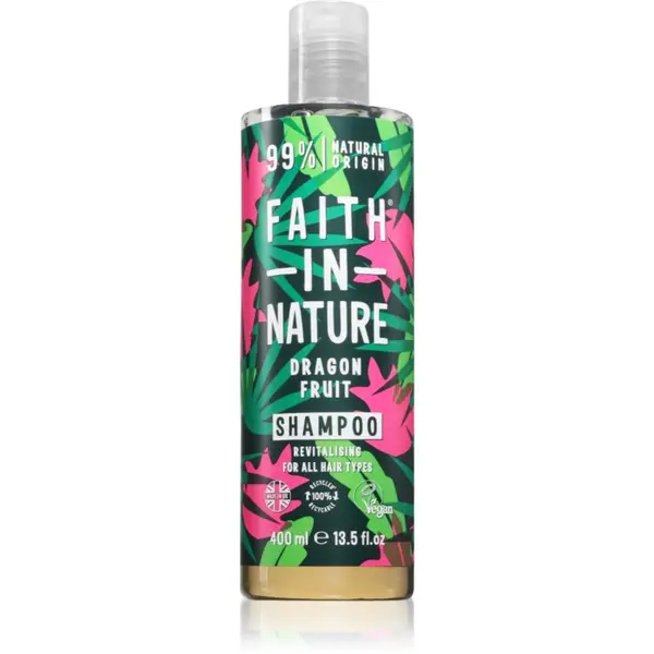 Faith In Nature Faith In Nature Dragon Fruit čistilni šampon za normalne in mastne lase 400 ml