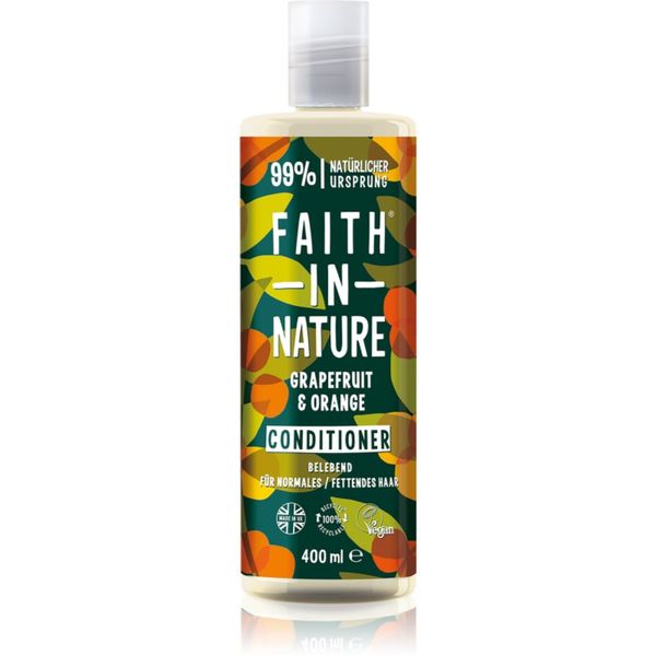 Faith In Nature Faith In Nature Grapefruit & Orange naravni balzam za normalne do suhe lase 400 ml