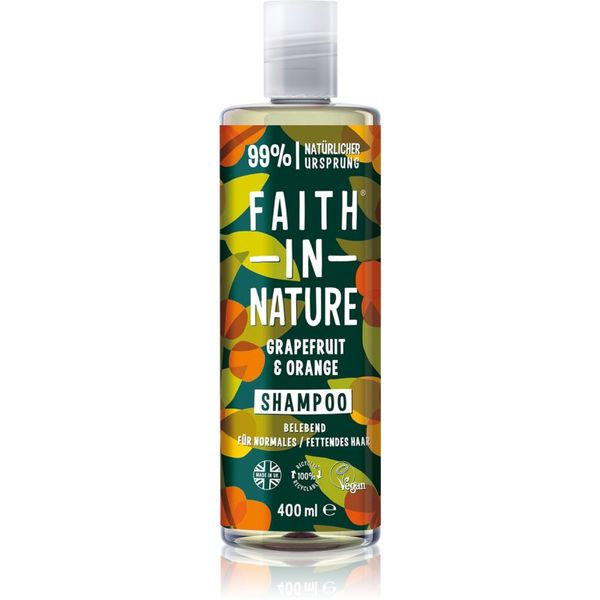 Faith In Nature Faith In Nature Grapefruit & Orange naravni šampon za normalne in mastne lase 400 ml