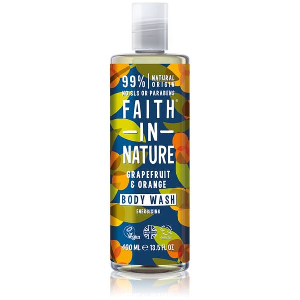Faith In Nature Faith In Nature Grapefruit & Orange poživitveni gel za prhanje 400 ml
