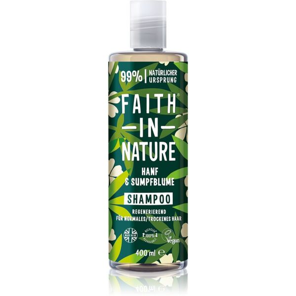 Faith In Nature Faith In Nature Hemp & Meadowfoam obnovitveni šampon za normalne do suhe lase 400 ml