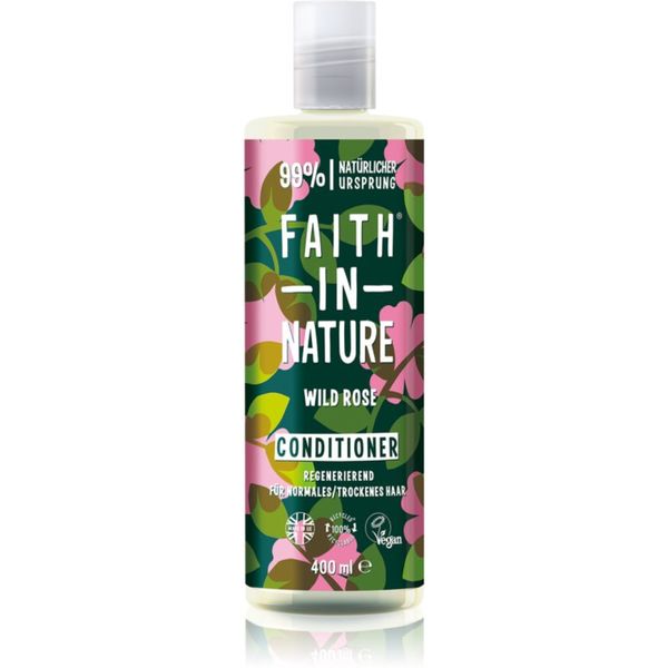 Faith In Nature Faith In Nature Wild Rose regeneracijski balzam za normalne do suhe lase 400 ml