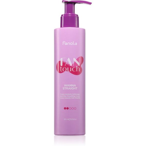 Fanola Fanola FAN touch Wanna Straight gladilna krema za lase proti krepastim lasem 200 ml