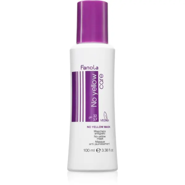 Fanola Fanola No Yellow Mask maska za nevtralizacijo rumenih odtenkov 100 ml