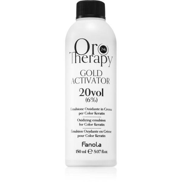 Fanola Fanola Oro Therapy Gold Activator oksidacijska emulzija 6 % 20 vol. 150 ml