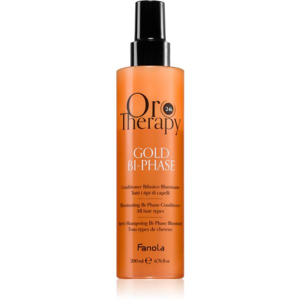 Fanola Fanola Oro Therapy Gold Bi-Phase dvofazni balzam brez spiranja 200 ml