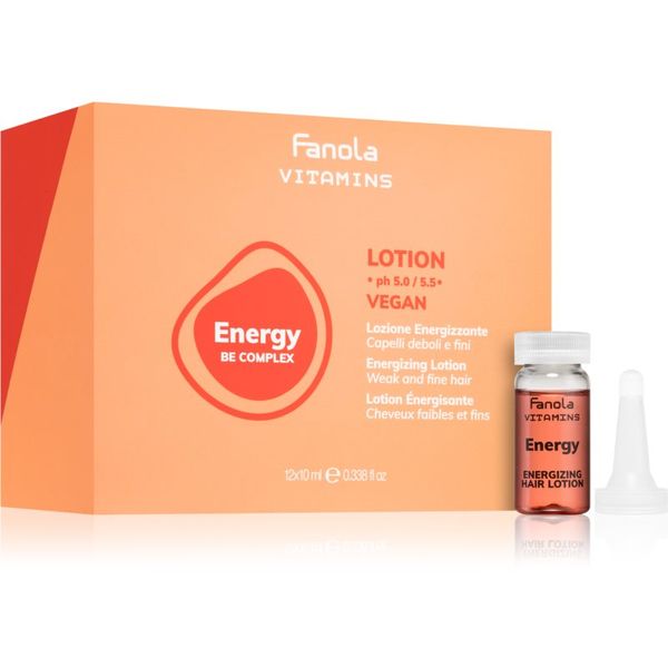 Fanola Fanola Vitamins Energizing Lotion poživljajoči serum za redke lase 12x10 ml