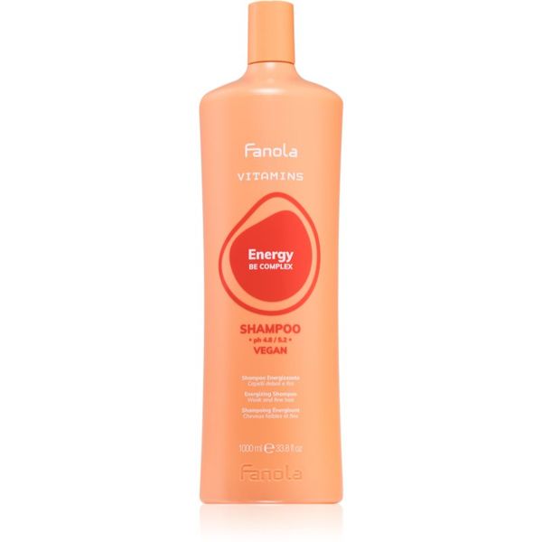 Fanola Fanola Vitamins Energizing Shampoo energijski šampon za oslabljene lase, ki so nagnjeni k izpadanju 1000 ml