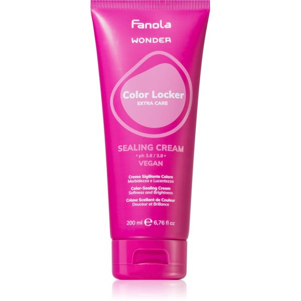 Fanola Fanola Wonder Color Locker Extra Care Sealing Cream gladilna krema za lase za barvane lase 200 ml