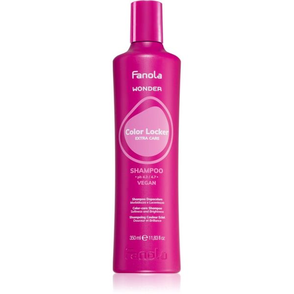 Fanola Fanola Wonder Color Locker Extra Care Shampoo posvetlitveni in krepilni šampon za barvane lase 350 ml