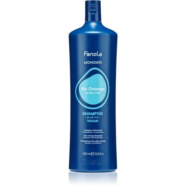 Fanola Fanola Wonder No Orange Shampoo šampon za nevtralizacijo oranžnih tonov 1000 ml