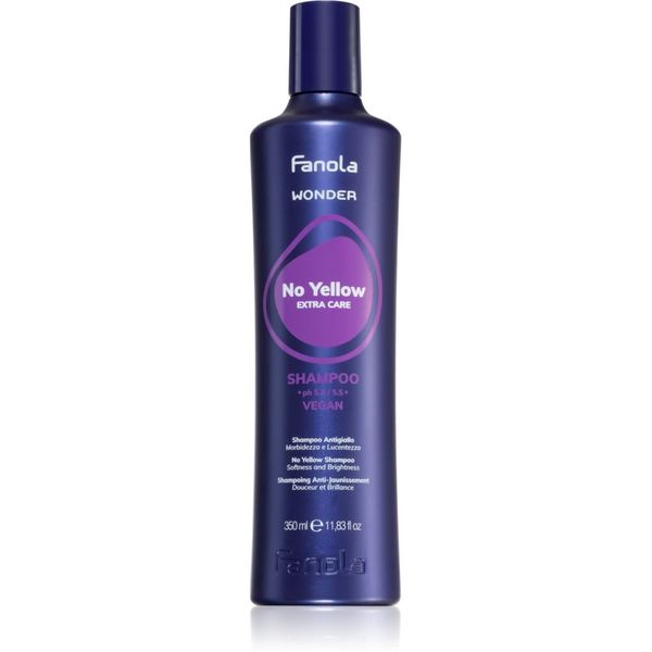 Fanola Fanola Wonder No Yellow Extra Care Shampoo šampon za nevtralizacijo rumenih tonov 350 ml