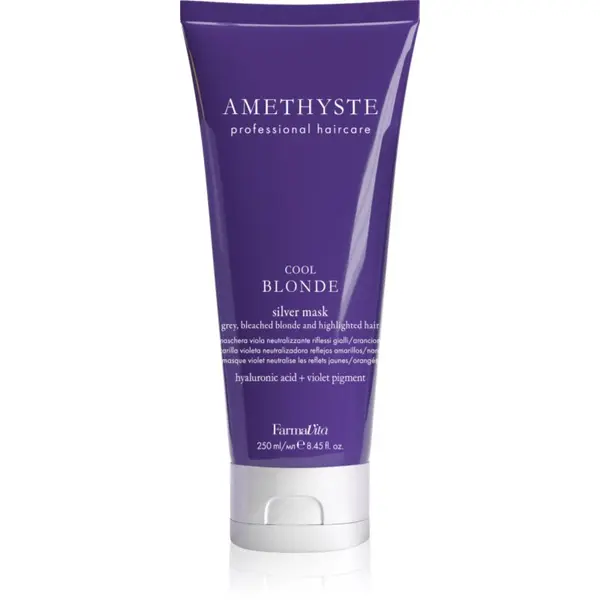FarmaVita FarmaVita Amethyste Cool Blonde vlažilna maska za hladne blond odtenke 250 ml