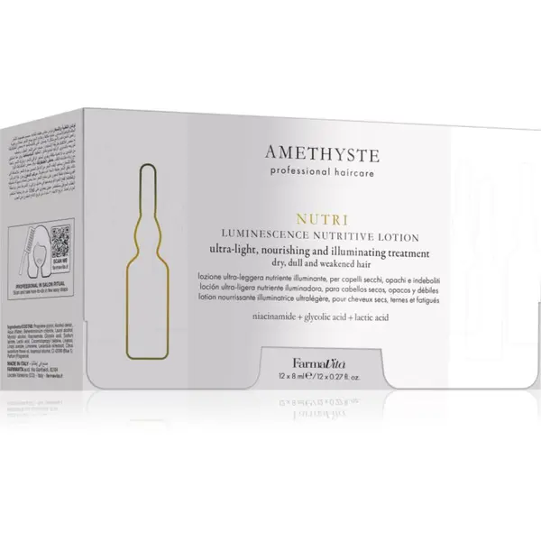 FarmaVita FarmaVita Amethyste Hydrate ampule za hidracijo in sijaj 12x8 ml