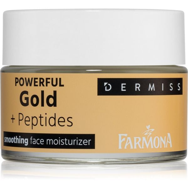 Farmona Farmona Dermiss Powerful Gold + Peptides vlažilna in gladilna krema za obraz 50 ml