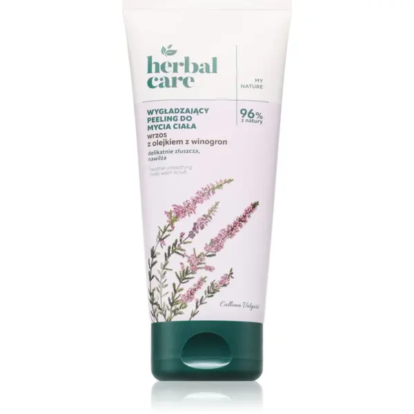 Farmona Farmona Herbal Care Heather Smoothing Body Wash-Scrub mehčalni gel za prhanje za vse tipe kože 200 ml