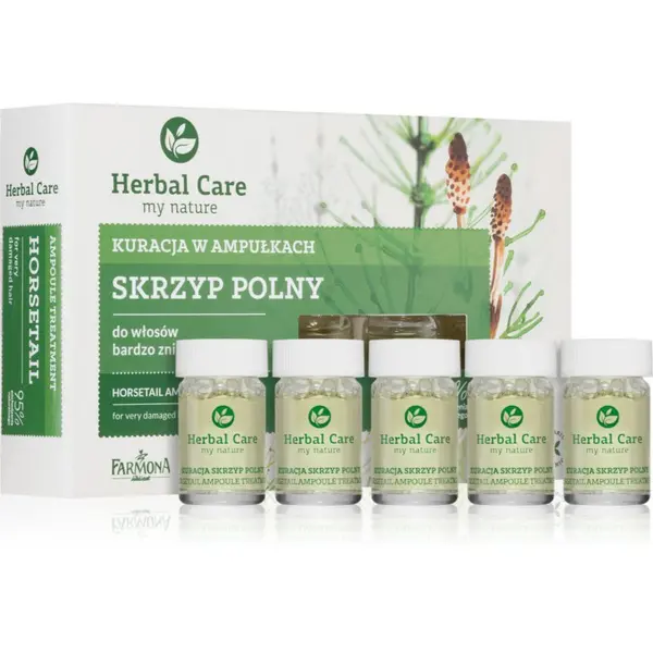 Farmona Farmona Herbal Care Horsetail intenzivni tretma za zelo poškodovane lase 5x5 ml
