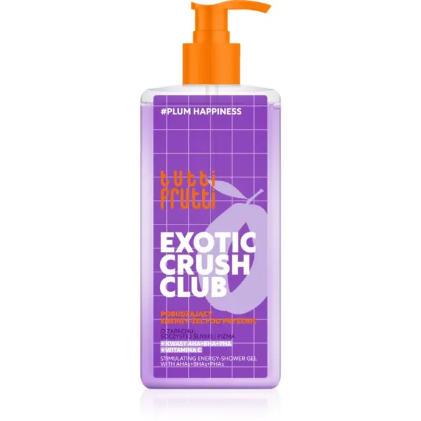 Farmona Farmona Tutti Frutti Exotic Crush Club poživitveni gel za prhanje z AHA 400 ml