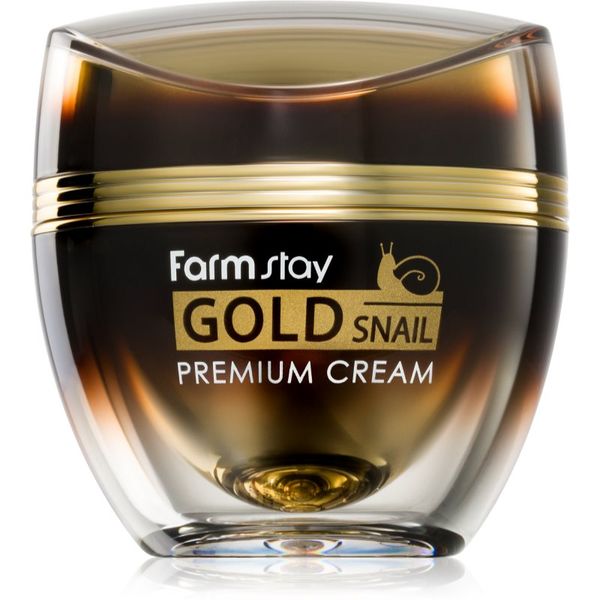 Farmstay Farmstay Gold Snail krema za obraz s polžjim ekstraktom 50 ml