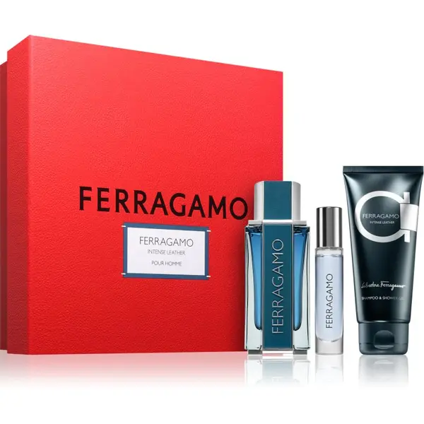 Ferragamo Ferragamo Intense Leather Set darilni set za moške