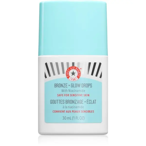 First Aid Beauty First Aid Beauty Bronze + Glow Drops vlažilni bronz serum za poenoten odtenek kože 30 ml